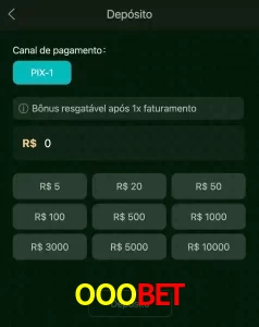 deposits OOOBET